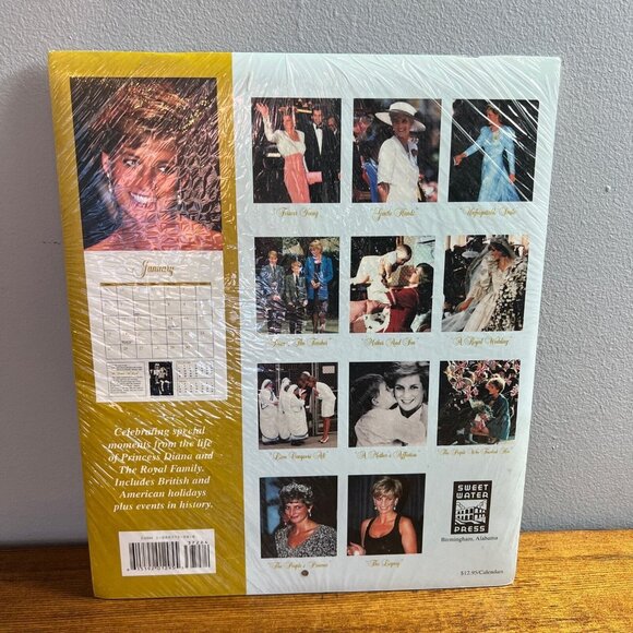 Diana Queen of Hearts 1998 Limited Edition Remembrance Calendar NEW SEALED - Picture 7 of 10